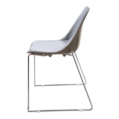 X Side Chair - Sled Base - Front Upholstered - Stackable