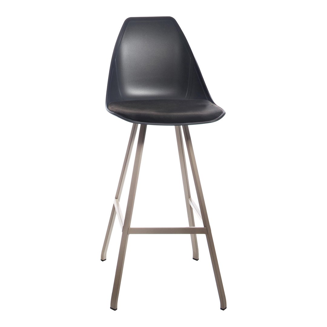 X Bar Stool - Seat Upholstered