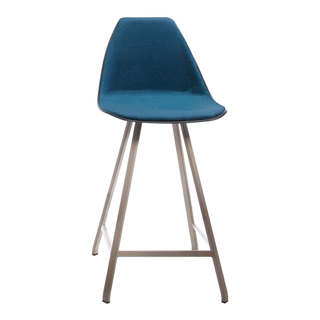 X Counter Stool - Front Upholstered