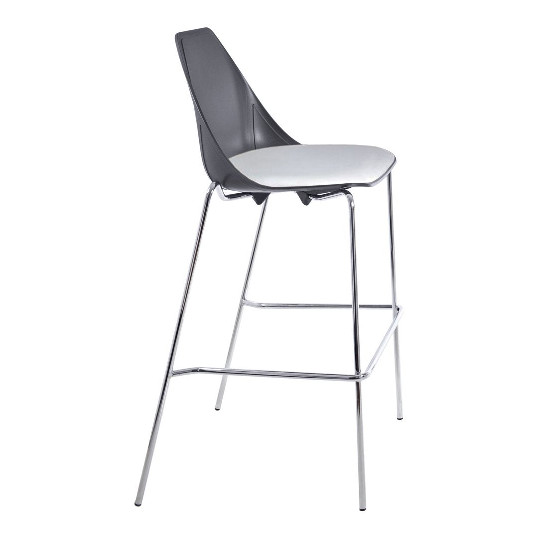 X Bar Stool - Seat Upholstered - Stackable