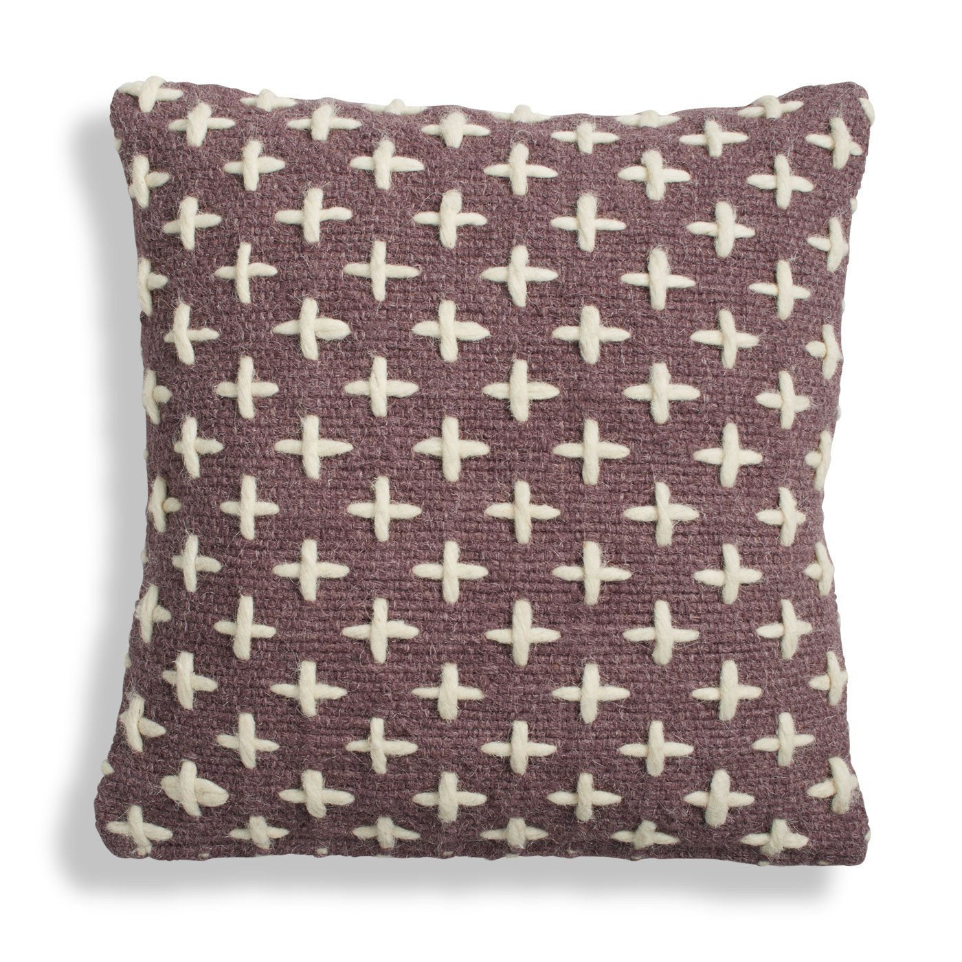 Mima Woven Pillow - Purple